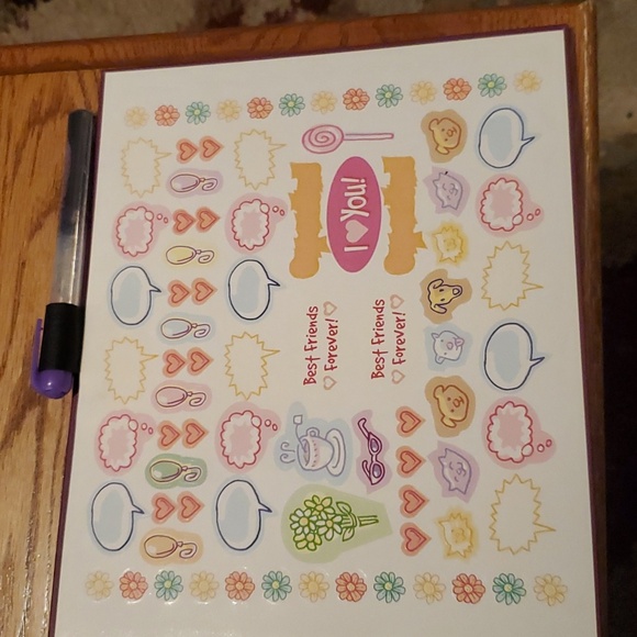 NEW Scholastic Best Friends Collage Journal Book with Stickers - Picture 10 of 11